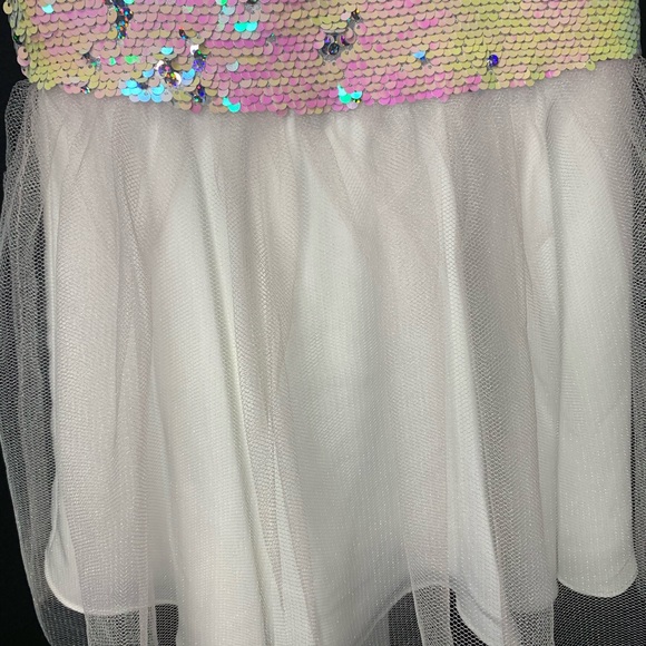 GB Girls Reversible-Sequin/Tulle Fit-And-Flare - Picture 7 of 10